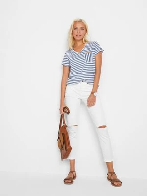 T-shirt w paski bonprix