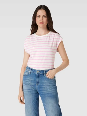 T-shirt w paski comma Casual Identity