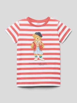 T-shirt w paski Polo Ralph Lauren Kids