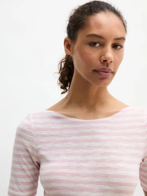 T-shirt w paski slim Marc O'Polo
