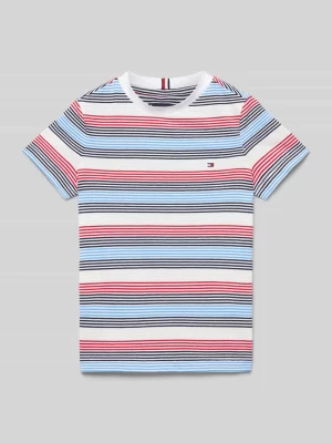 T-shirt w paski Tommy Hilfiger Teens