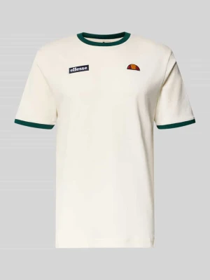 t-shirt w stylu retro model 'RINGETTO' Ellesse Złamany biały