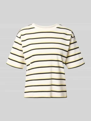 t-shirt we wzór na całej powierzchni z okrągłym dekoltem JAKE*S STUDIO WOMAN