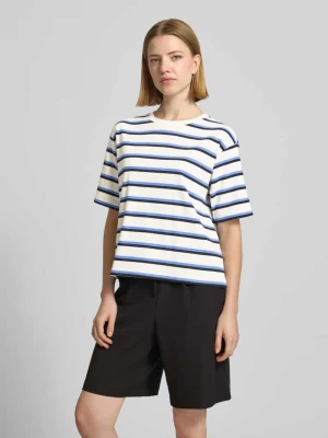 t-shirt we wzór na całej powierzchni z okrągłym dekoltem Jake*s Studio Women