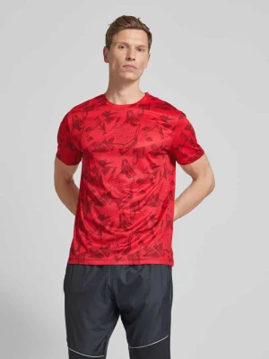 T-shirt we wzory na całej powierzchni Christian Berg Men