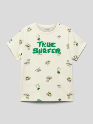 T-shirt we wzory na całej powierzchni Mayoral