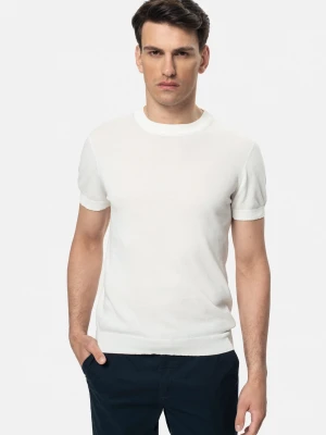 T SHIRT WILLOW ECRU Z BAWEŁNY Recman