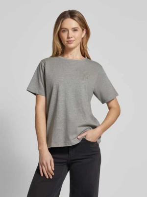 T-shirt z aplikacją model ‘NYNNA’ Ichi