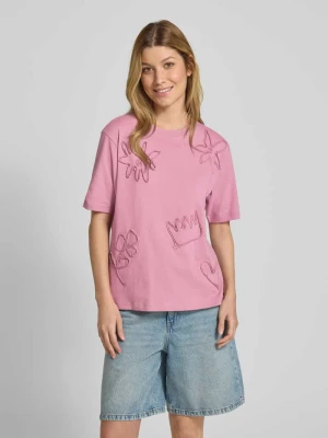 T-shirt z aplikacjami Jake*s Casual