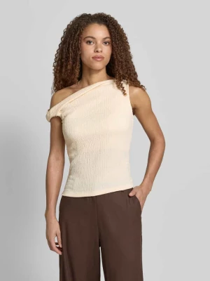 t-shirt z asymetrycznym dekoltem Jake*s Collection