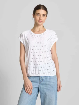 T-shirt z ażurowym wzorem ZABAIONE