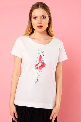 T-shirt z baletnicą QUIOSQUE