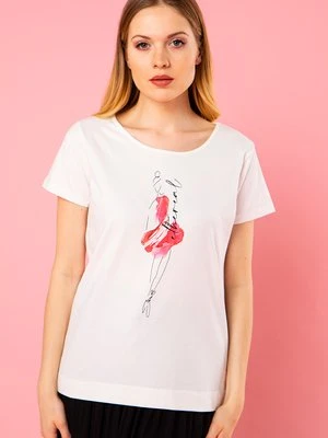 T-shirt z baletnicą QUIOSQUE