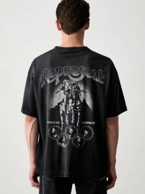 Represent T-shirt z bawełną męski