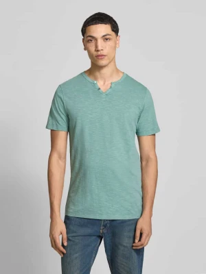 T-shirt z Bawełna Model 'SPLIT' jack & jones