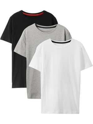T-shirt z bawełną organiczną (3 szt.) bonprix