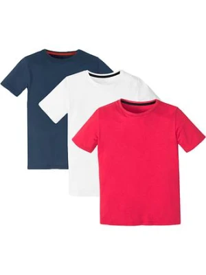 T-shirt z bawełną organiczną (3 szt.) bonprix
