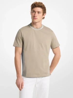T-shirt z bawełnianego dżerseju z logo Michael Kors