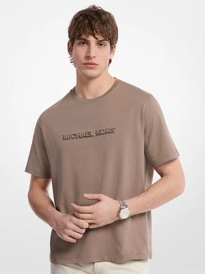 T-shirt z bawełnianego dżerseju z logo Michael Kors Mens
