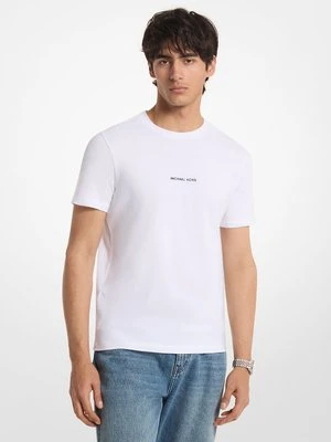 T-shirt z bawełnianego dżerseju z logo z nadrukiem Michael Kors Mens