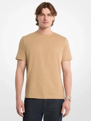 T-shirt z bawełnianego dżerseju z nadrukiem w charakterystyczne logo Michael Kors