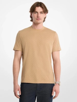 T-shirt z bawełnianego dżerseju z nadrukiem w charakterystyczne logo Michael Kors
