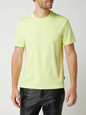 T-shirt z bawełny bio CK Calvin Klein