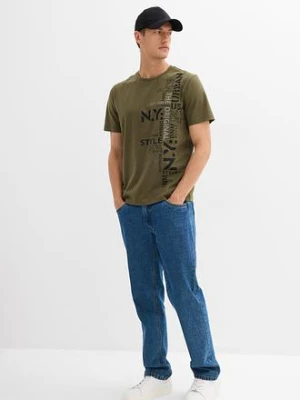 T-shirt z bawełny organicznej bonprix