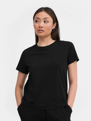 T-shirt z bawełny organicznej damski 4F