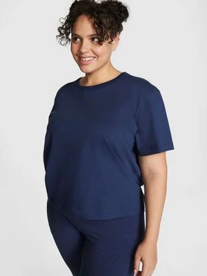 T-shirt z bawełny Pima Victoria's Secret