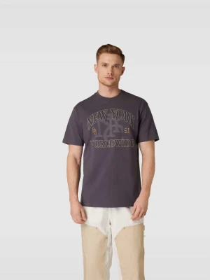T-shirt z bawełny - RHUIGI X PUMA Ciemnoszary