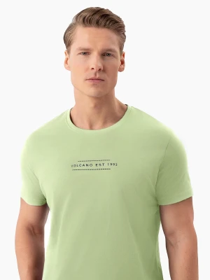 T-shirt z bawełny T-QUARTZ Volcano