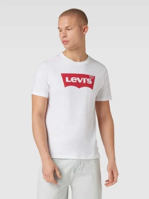 T-shirt z bawełny z nadrukiem z logo Levi's®