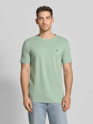 t-shirt z bawełny z okrągłym dekoltem Christian Berg Men