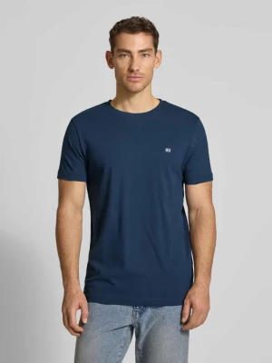 t-shirt z bawełny z okrągłym dekoltem Christian Berg Men