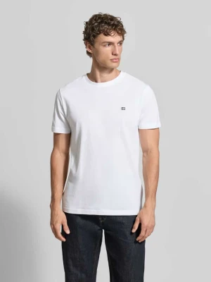 t-shirt z bawełny z okrągłym dekoltem Christian Berg Men