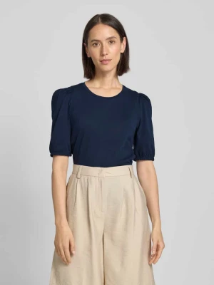 T-shirt z bufiastymi rękawami MORE & MORE