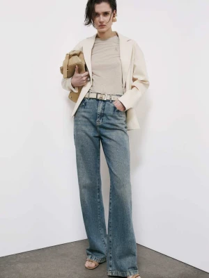 T-shirt z cienkiej dzianiny z logo ze strassami PATRIZIA PEPE