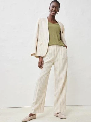 T-shirt z czystego lnu bonprix