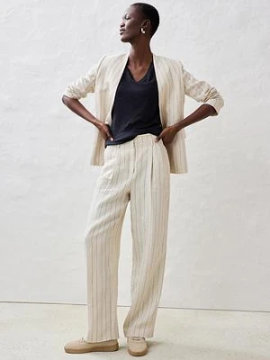 T-shirt z czystego lnu bonprix