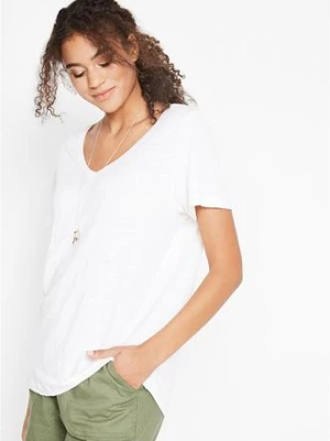 T-shirt z czystego lnu bonprix