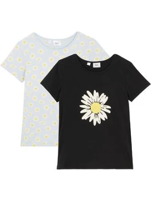 T-shirt z czystej bawełny (2 szt.) bonprix