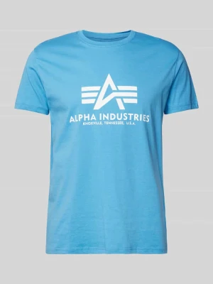 T-shirt z czystej bawełny alpha industries