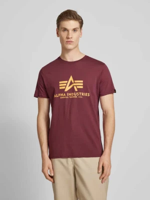 T-shirt z czystej bawełny alpha industries