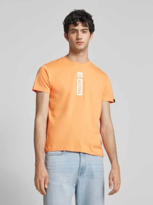 T-shirt z czystej bawełny alpha industries