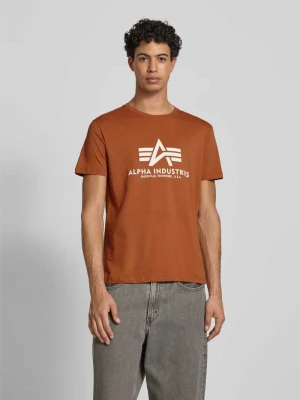T-shirt z czystej bawełny alpha industries