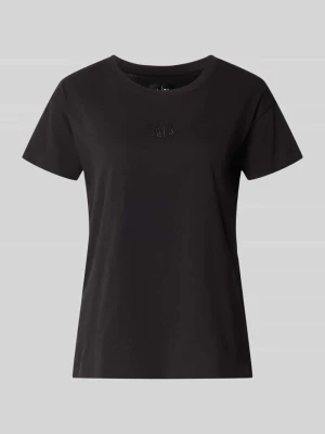 T-shirt z czystej Bawełny Armani Exchange