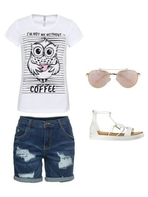 T-shirt z czystej bawełny bonprix