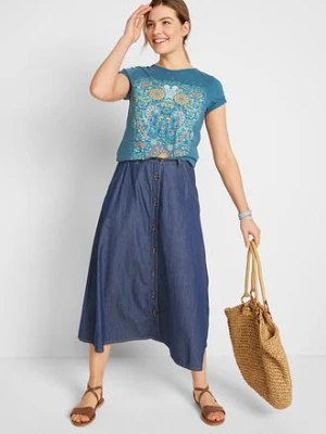 T-shirt z czystej bawełny bonprix