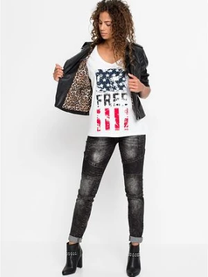 T-shirt z czystej bawełny bonprix